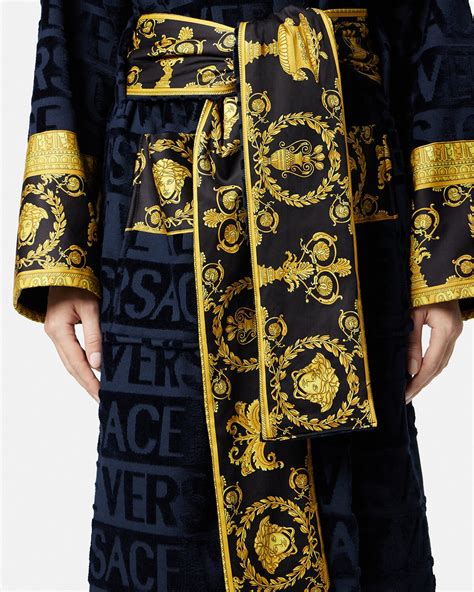 baroque versace t shirt|Versace baroque bathrobe.